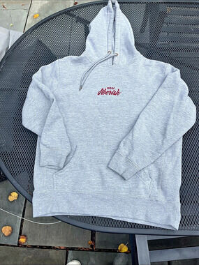 Jiberish Gray Pullover Hoodie Like New